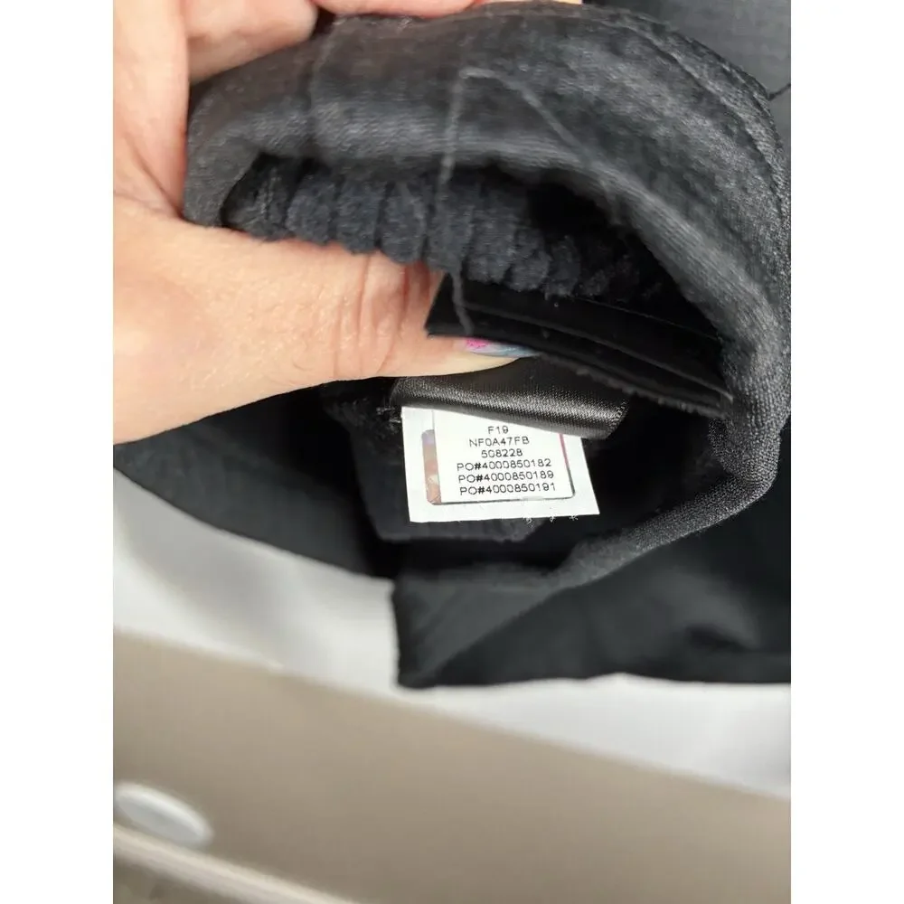 The North Face Mens M NWT Mountain Peaks Quarter Zip Fleece Black BMC Logo